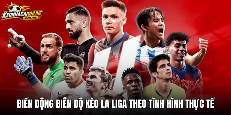 Biến động biên độ kèo la liga theo tình hình thực tế