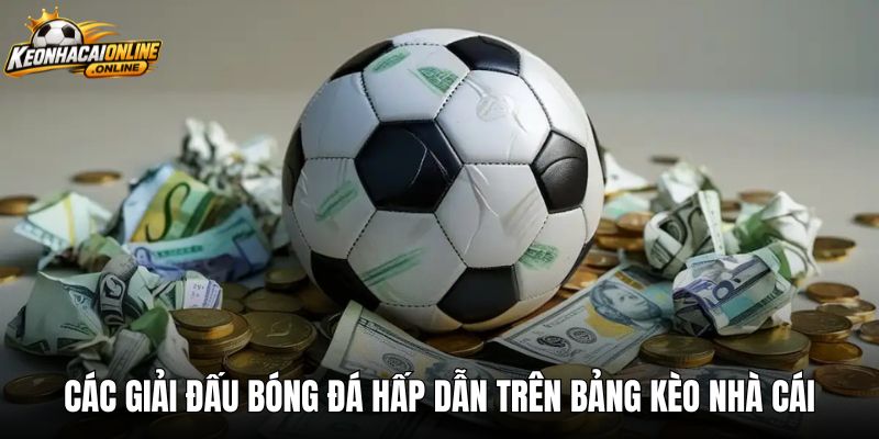 Các giải đấu bóng đá hấp dẫn trên bảng kèo nhà cái