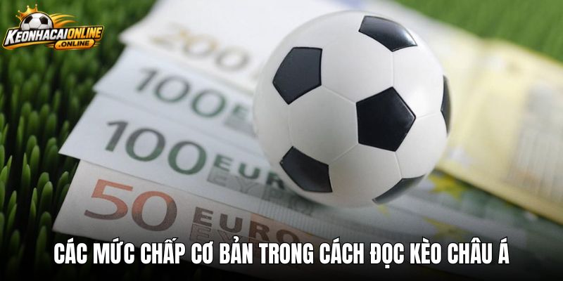 Các mức chấp cơ bản trong cách đọc kèo châu á