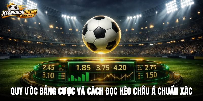 Quy ước bảng cược và cách đọc kèo châu á chuẩn xác