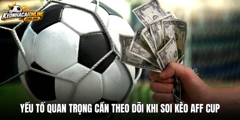 Yếu tố quan trọng cần theo dõi khi soi kèo AFF cup